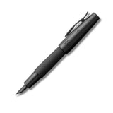 Faber-Castell E-Motion Fountain Pen - Pure Black Black Trim