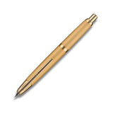 Jinhao 10 Metal - Brushed Matte Gold - Striped Pattern Retractable  Fountain Pen - Limited Edition