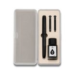 Jinhao 75 Matte Black Fountain Pen with Ink Bottle and Two Ink Cartridges Set