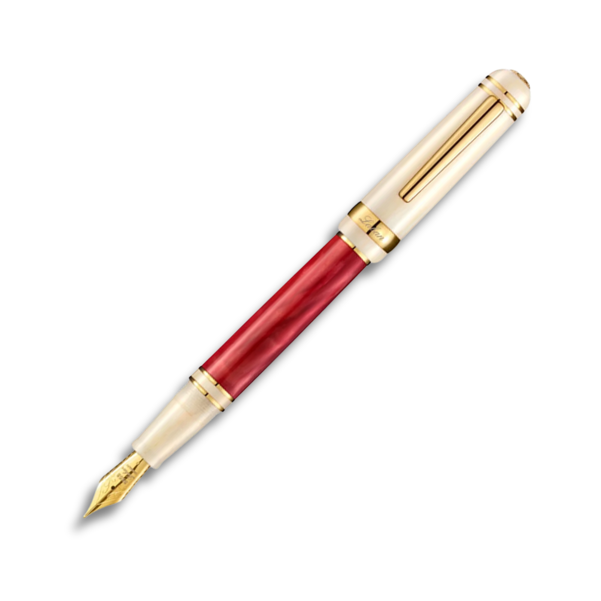 Laban 325 Flame Gold Trim Fountain Pen
