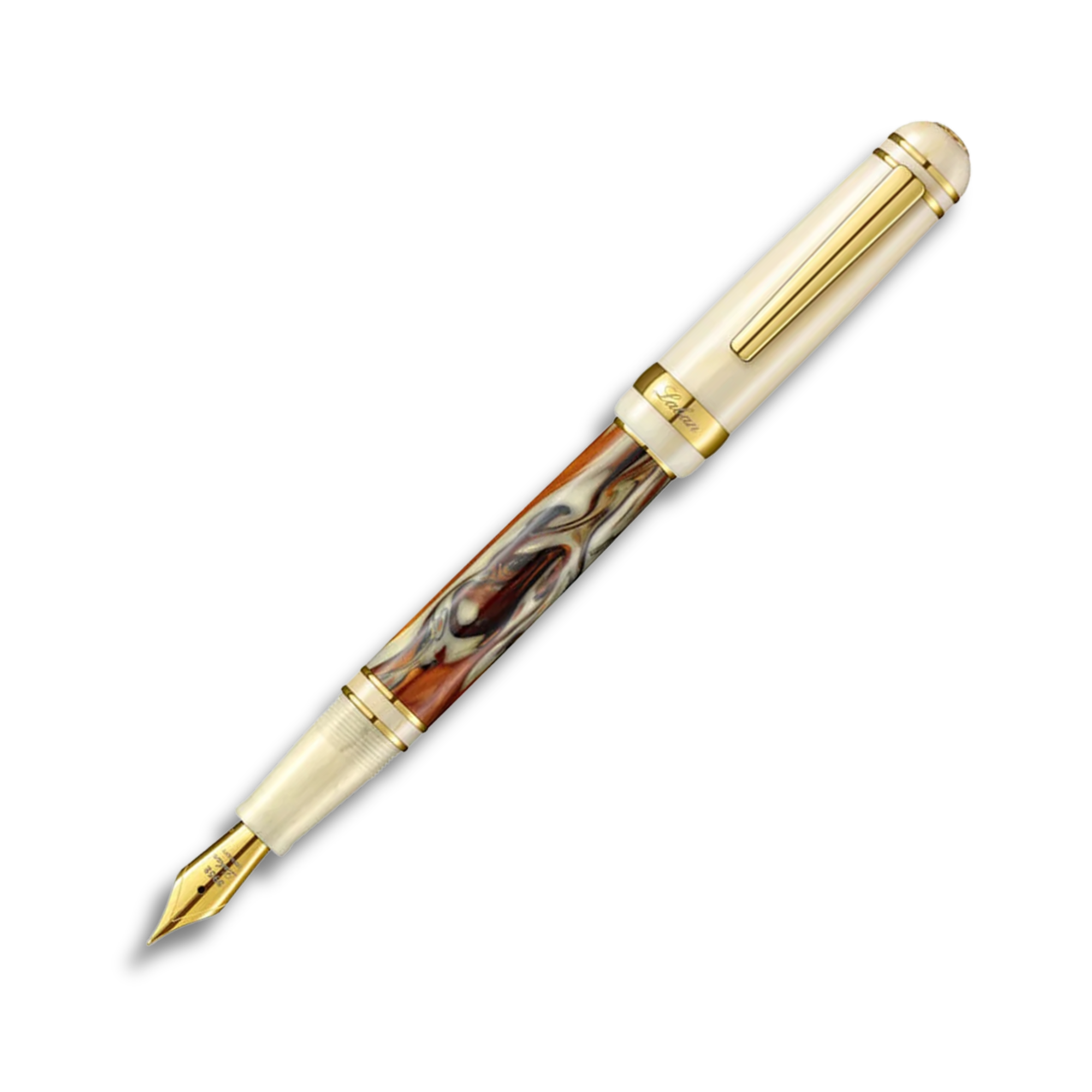 Laban 326 Desert Mirage Gold Trim Fountain Pen