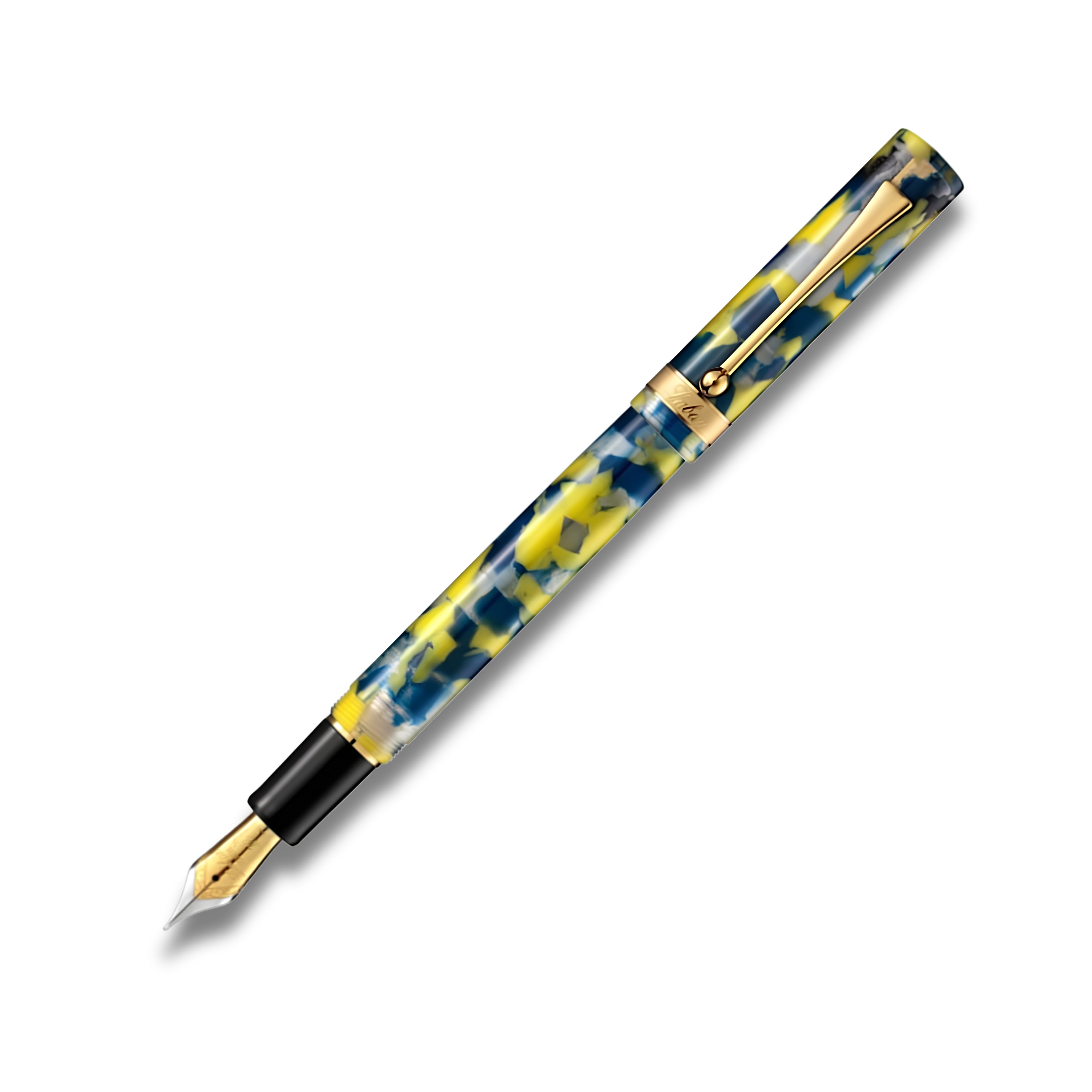 Laban Canyon Summer Gold Trim Fountain Pen