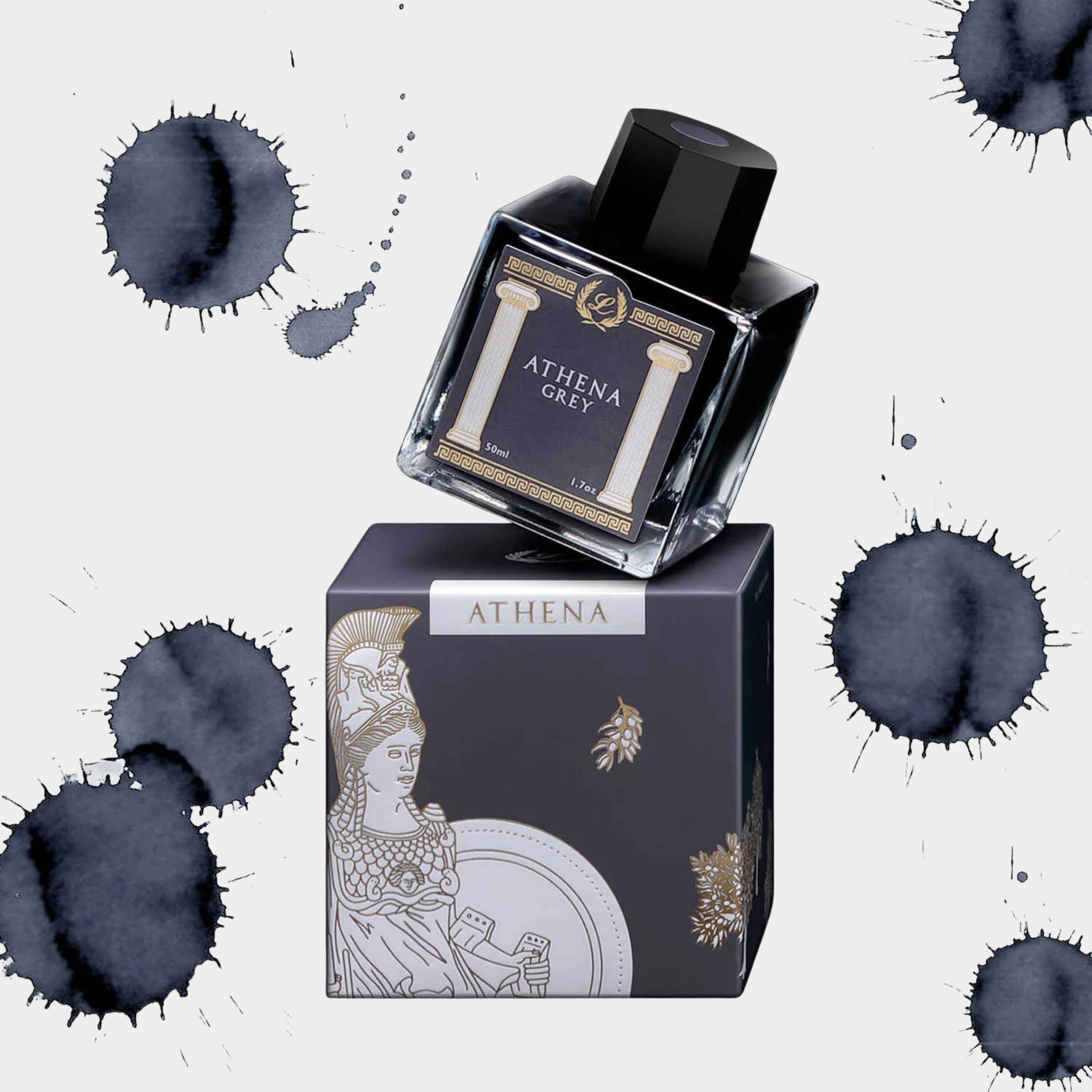 Laban Greek Mythology II Ink Bottle (Athena Grey - 50ml)
