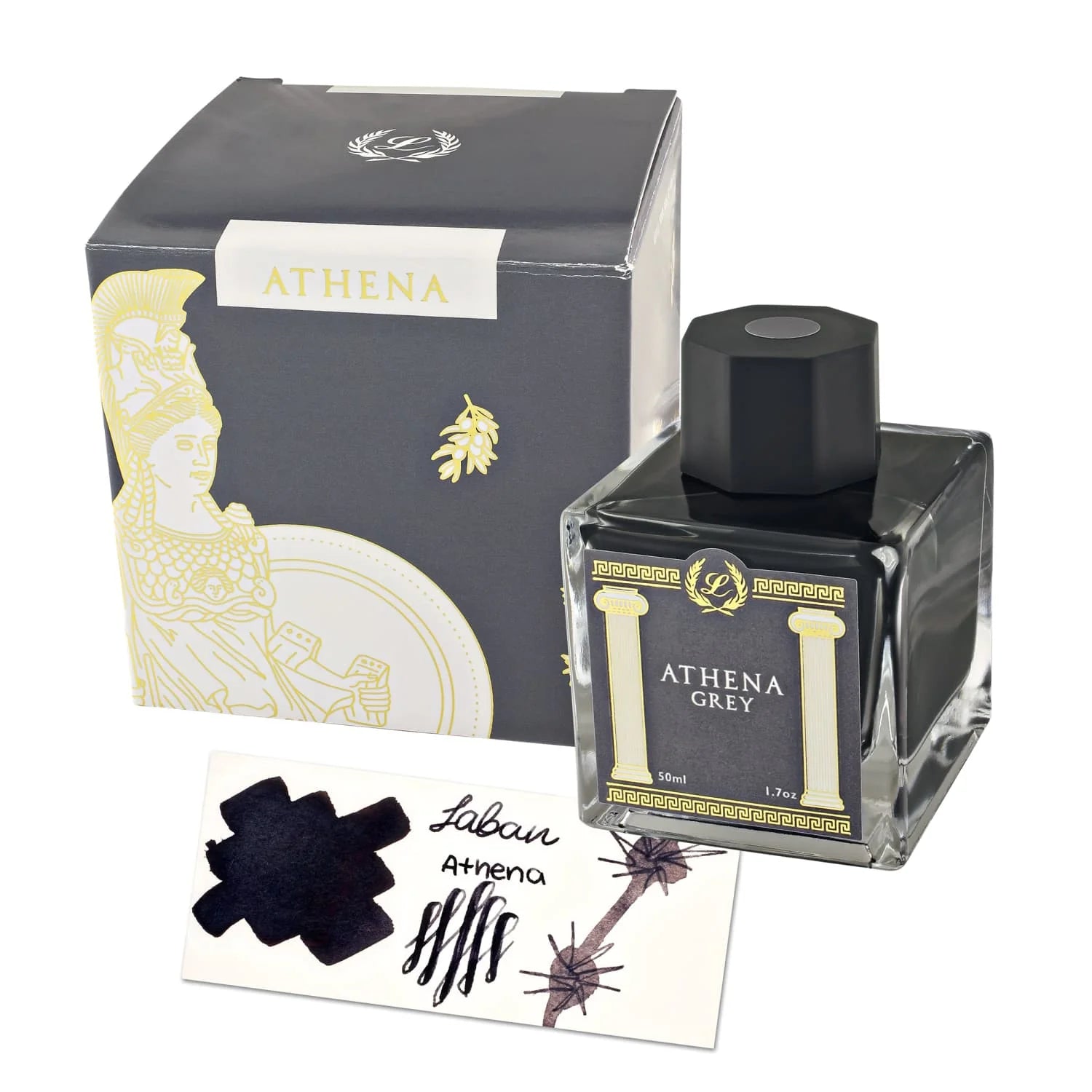 Laban Greek Mythology II Ink Bottle (Athena Grey - 50ml)