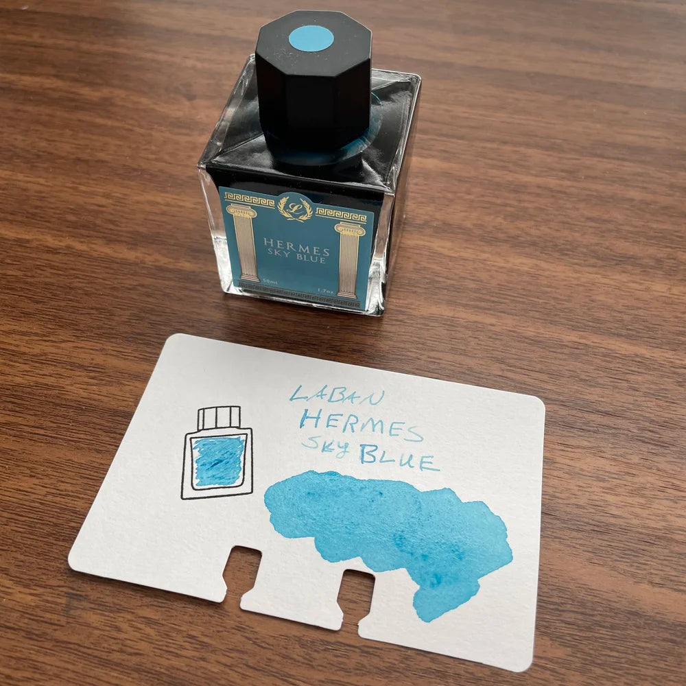 Laban Greek Mythology II Ink Bottle (Hermes Sky Blue - 50ml)