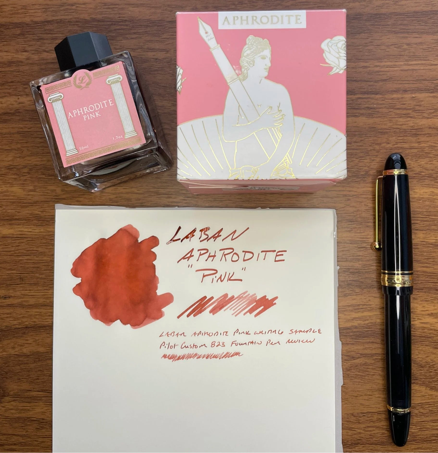 Laban Greek Mythology Ink Bottle (Aphrodite Pink - 50ml)