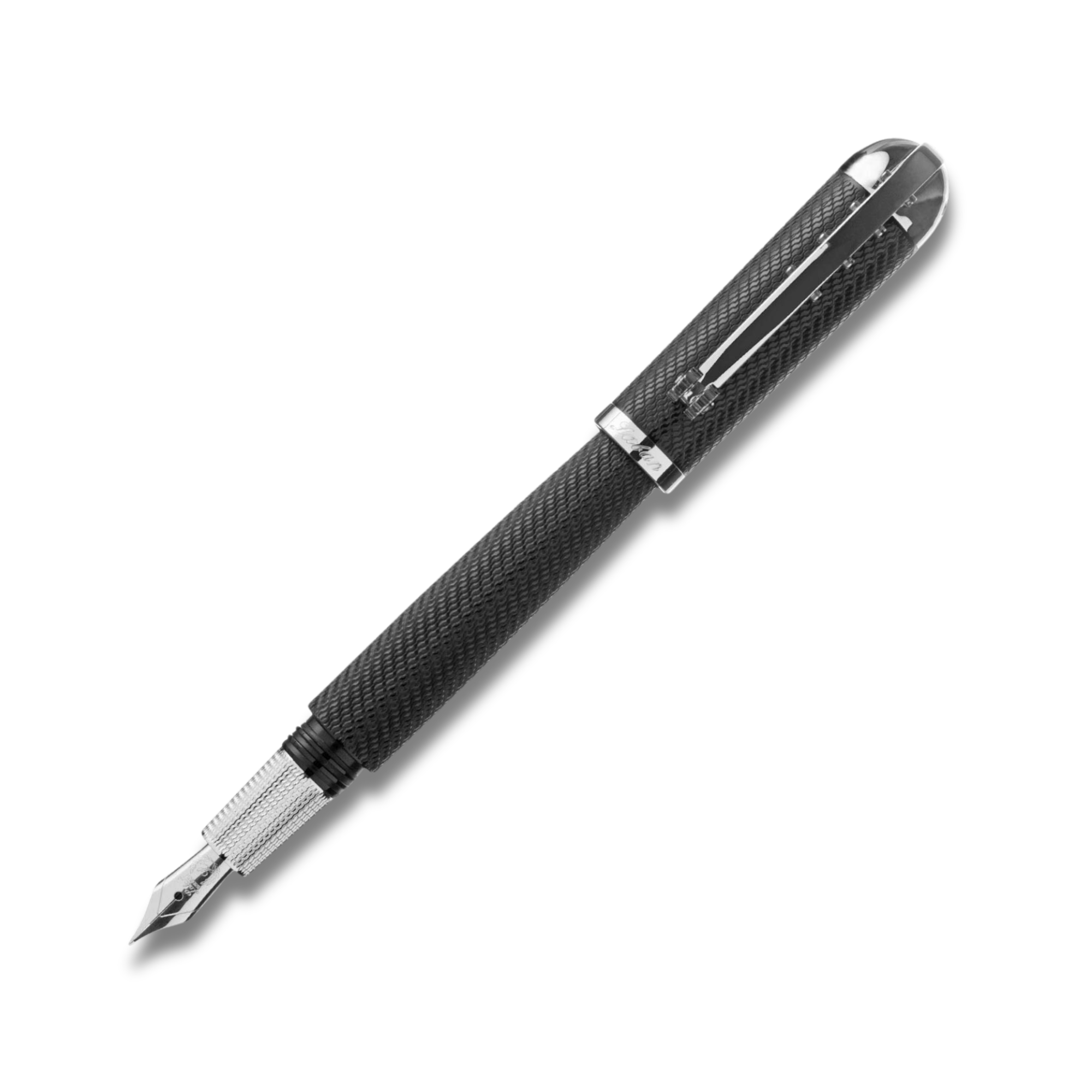 Laban Heracles Black Chrome Trim Fountain Pen