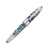Laban Oceana Abalone Skeleton Fountain Pen - Silver