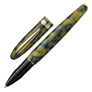 Laban Taroko Lake Reflection Gold Trim Rollerball Pen - view 4