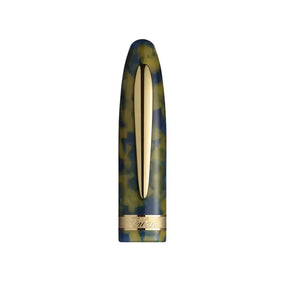 Laban Taroko Lake Reflection Gold Trim Rollerball Pen - view 3