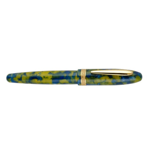 Laban Taroko Lake Reflection Gold Trim Rollerball Pen - view 5