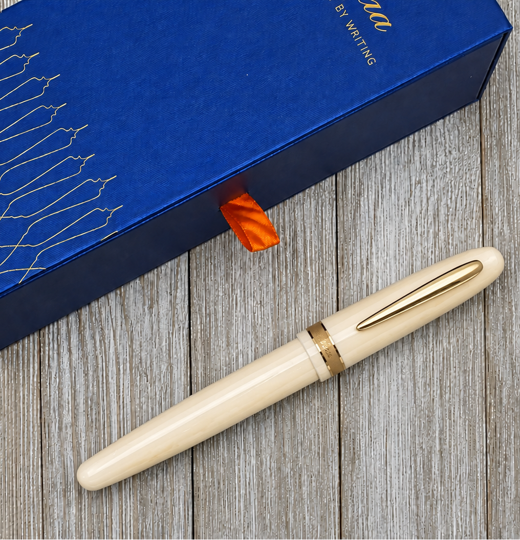 Laban Taroko Moon Cave Gold Trim Rollerball Pen - view 7