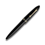 Leonardo Furore Notte Fountain Pen - Black Gold Trim
