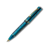 Leonardo Momento Zero Blue Hawaii Gold Trim Ballpoint Pen