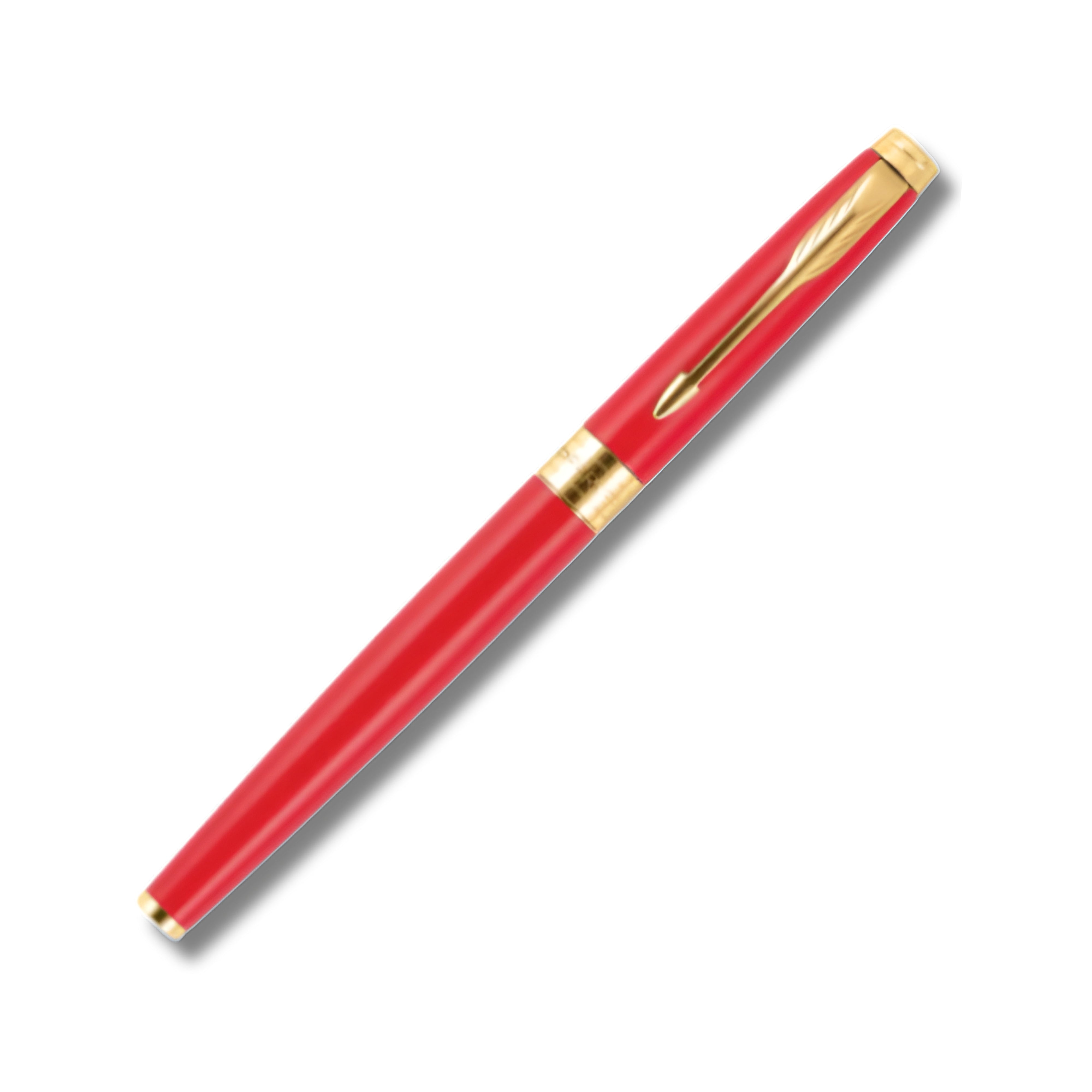 Parker Aster Matte Red GT Rollerball Pen with Passport Holder