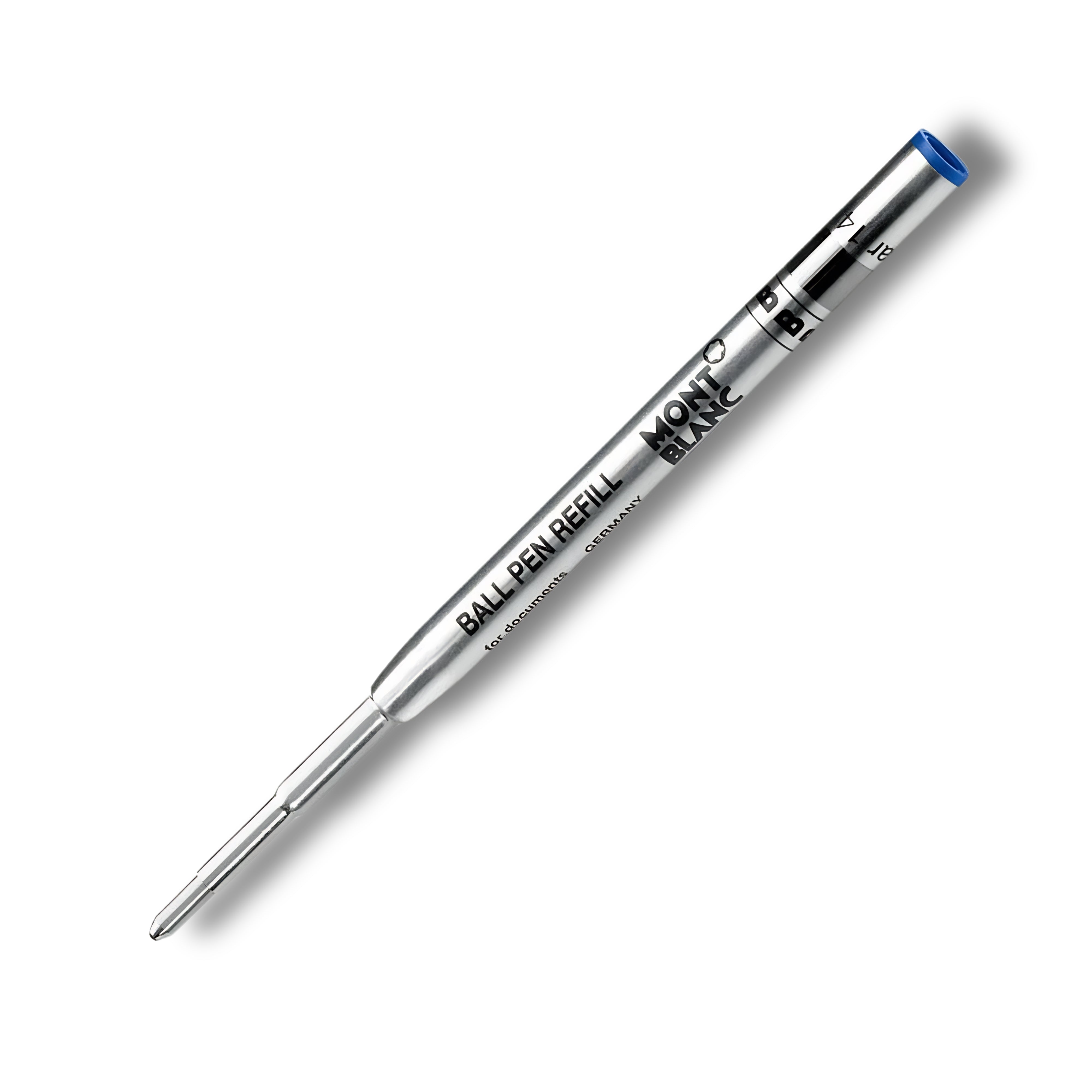 MontBlanc 124491 Ballpoint Refill Broad (Pack Of 2) Royal Blue
