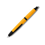 Moonman A1 Yellow Retractable Metal Fountain Pen with Black Trims