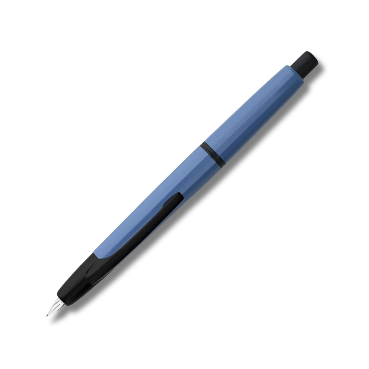 Moonman A2 Far Peak Blue Retractable Fountain Pen with Black Trims