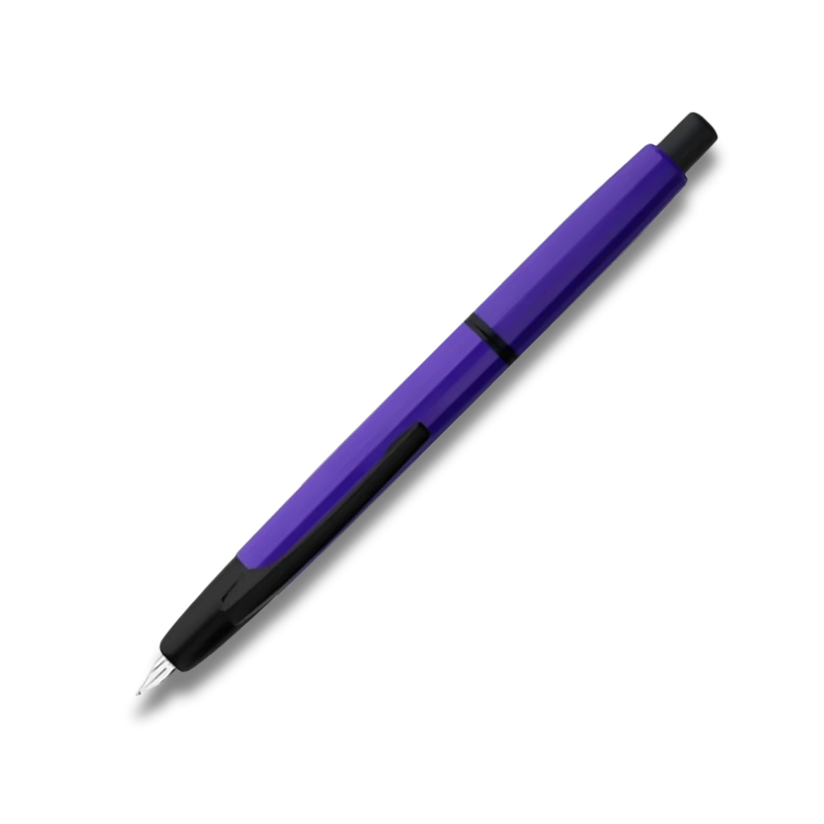 Moonman A2 Violet Retractable Fountain Pen with Black Trims