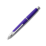 Moonman A2 Violet Retractable Fountain Pen with Chrome Trims