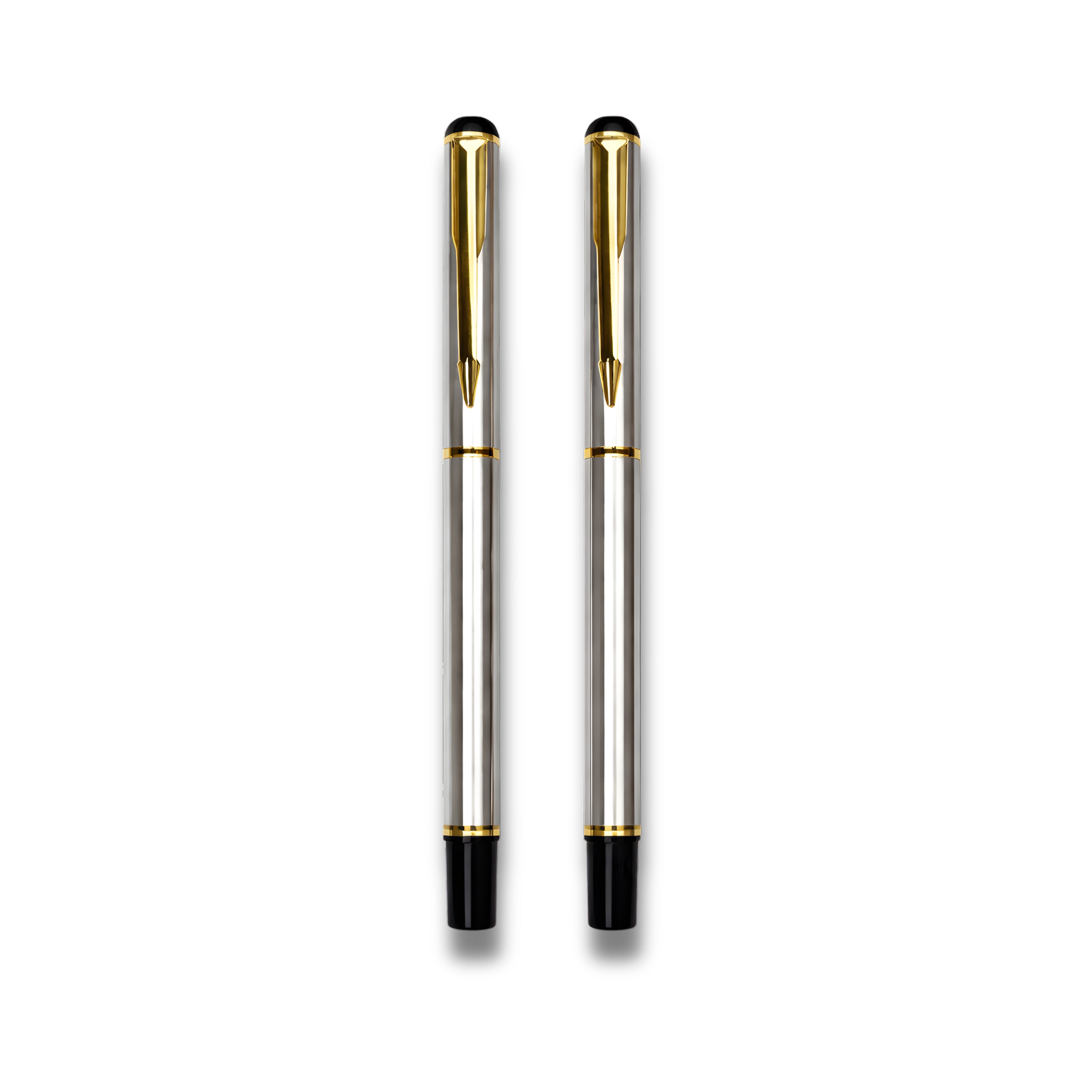Nocturne Signature Chrome Rollerball Pen - Pack Of 2