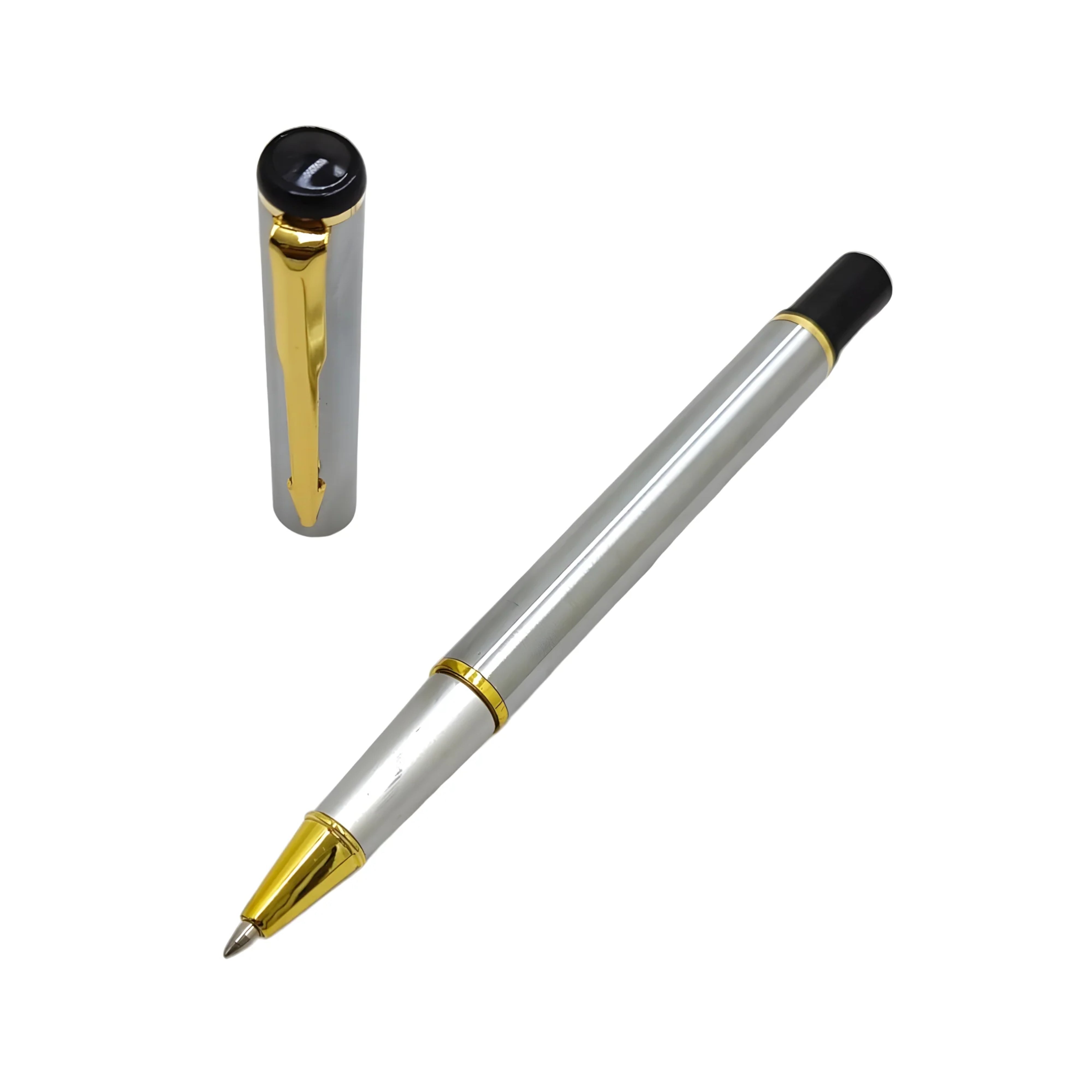 Nocturne Signature Chrome Rollerball Pen - Pack Of 2