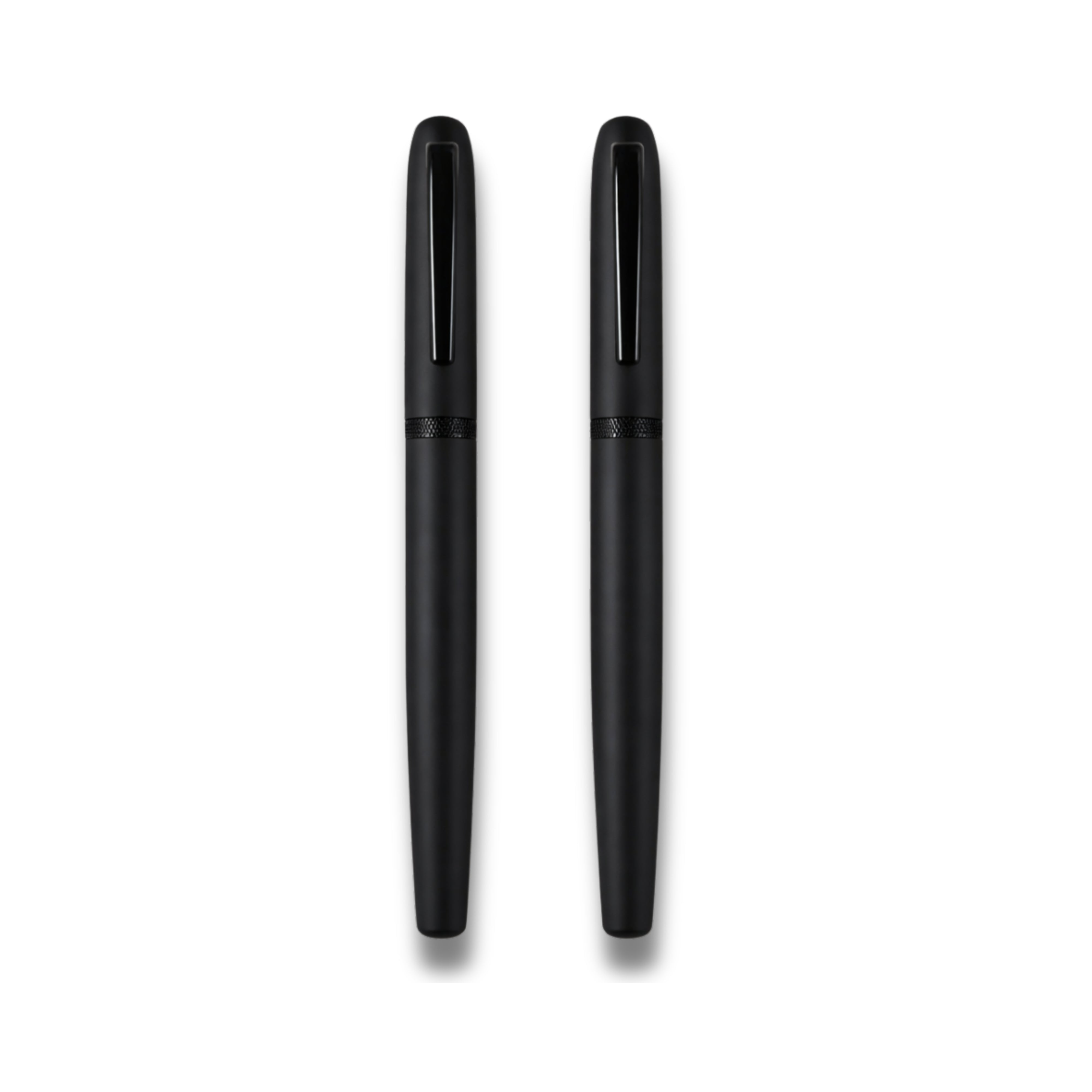 Phantom X Matte Black Edition Magnetic Ballpoint Pen - Pack Of 2