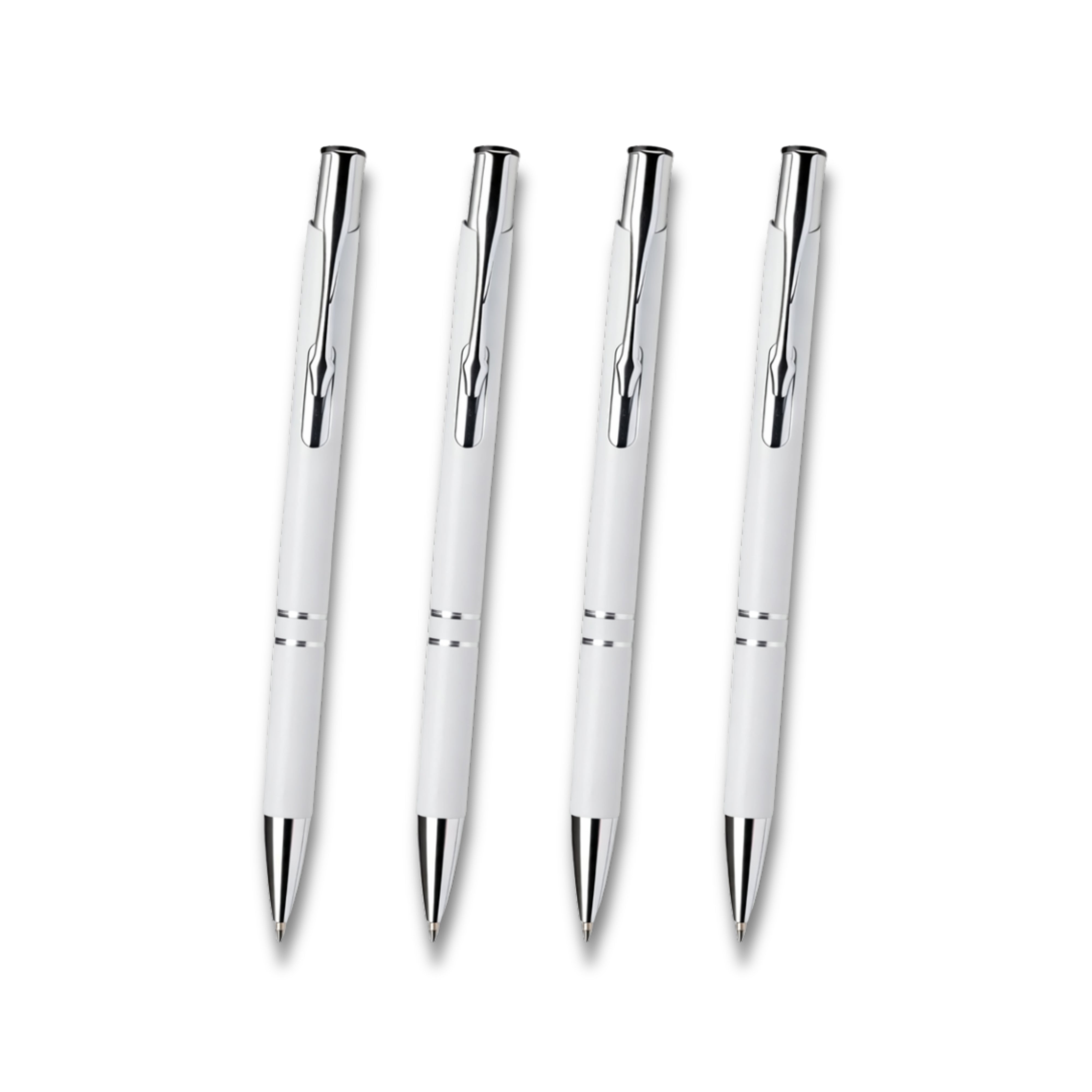 Nitro White BallPoint Pen - Pack Of 4