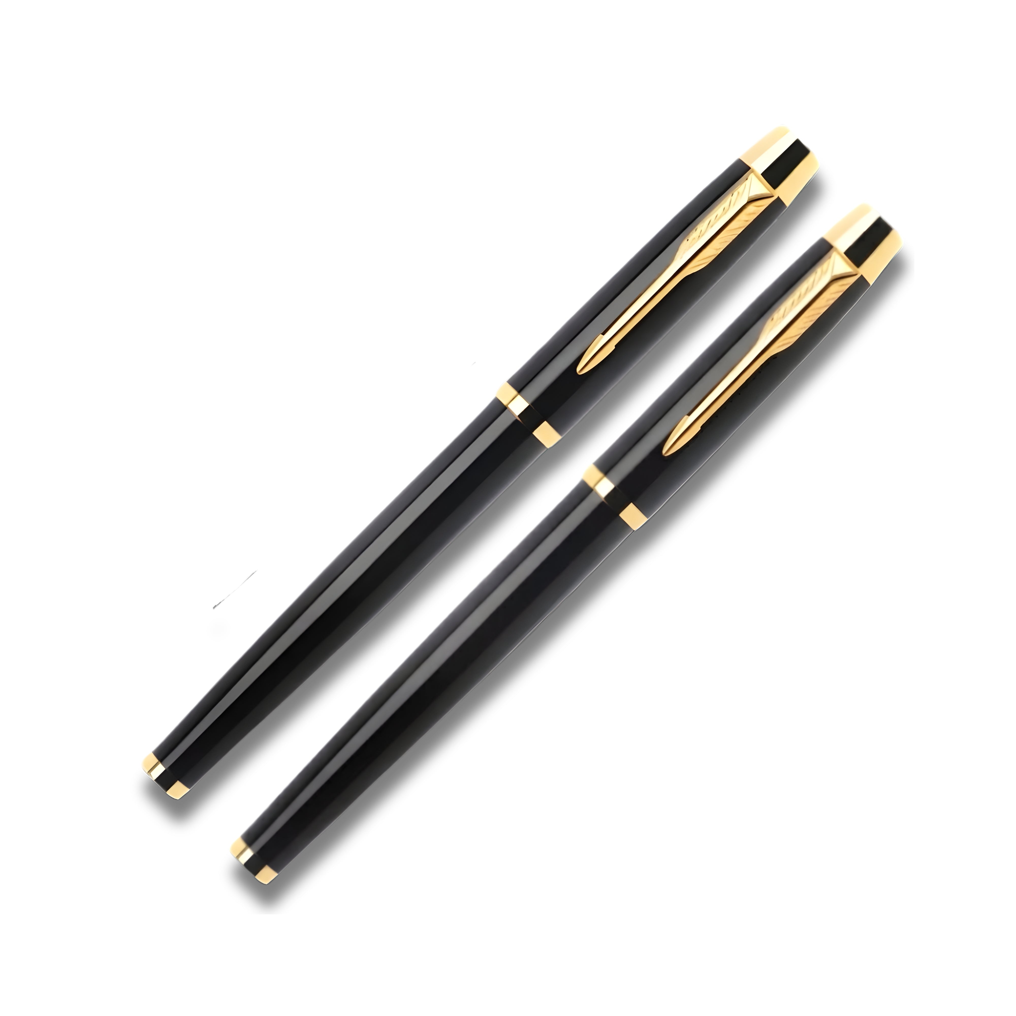 Royal Noir Black and Gold Rollerball Pen - Pack Of 2