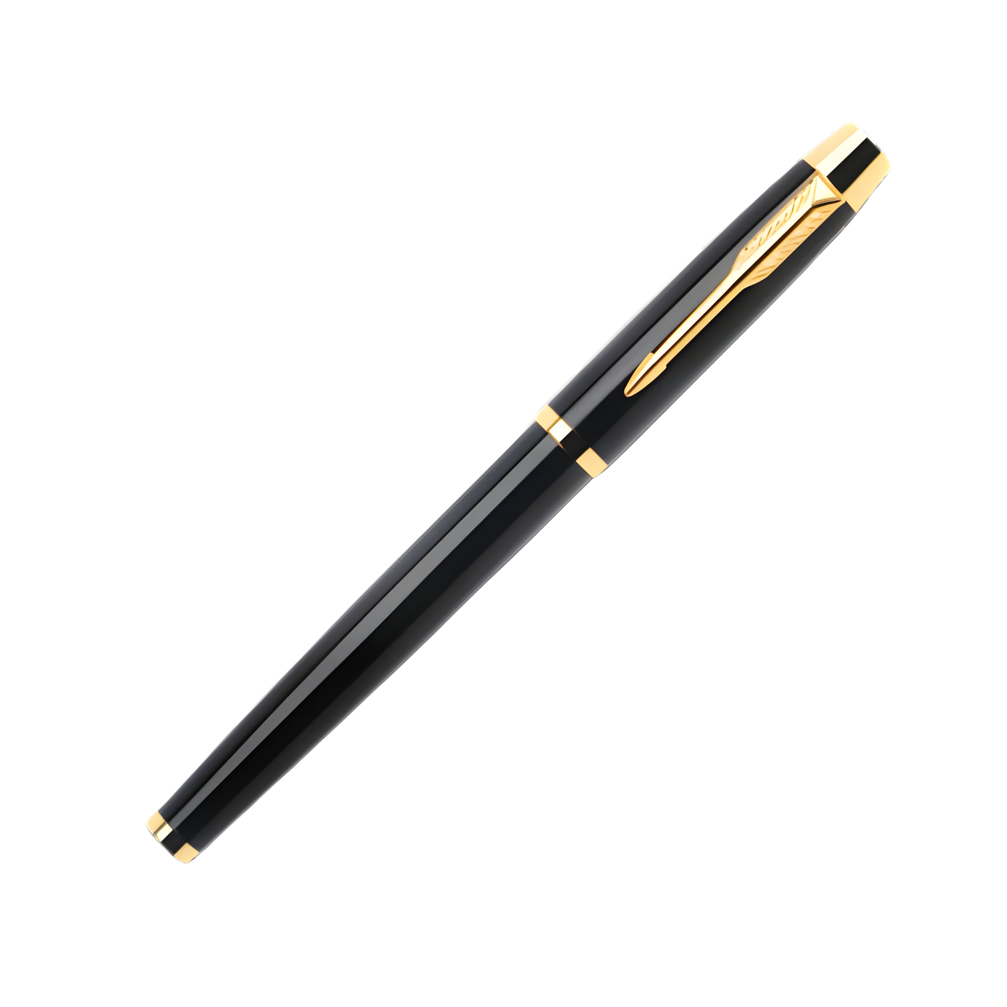 Royal Noir Black and Gold Rollerball Pen - Pack Of 2