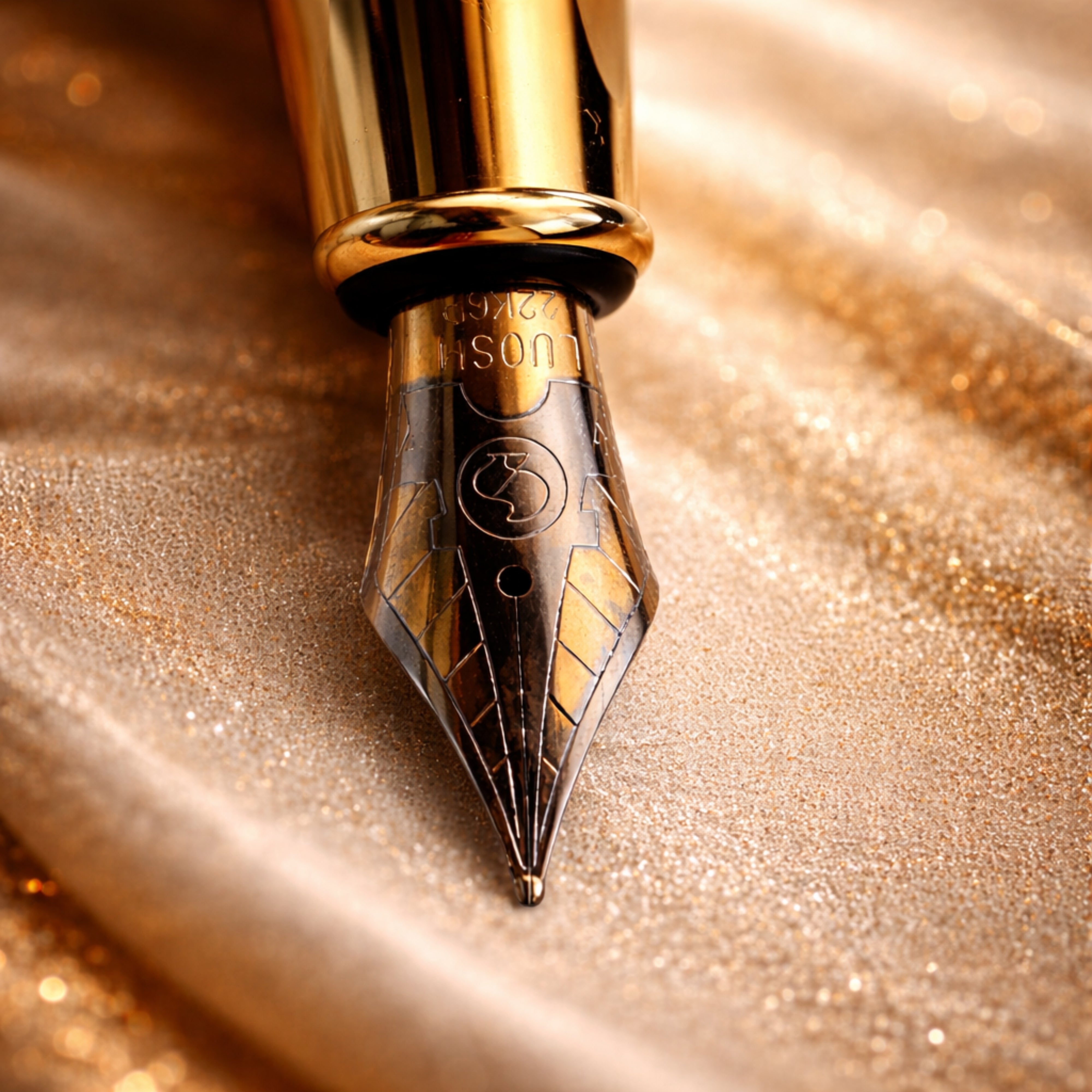 Royal Eclipse Luxury Black Fountain Pen