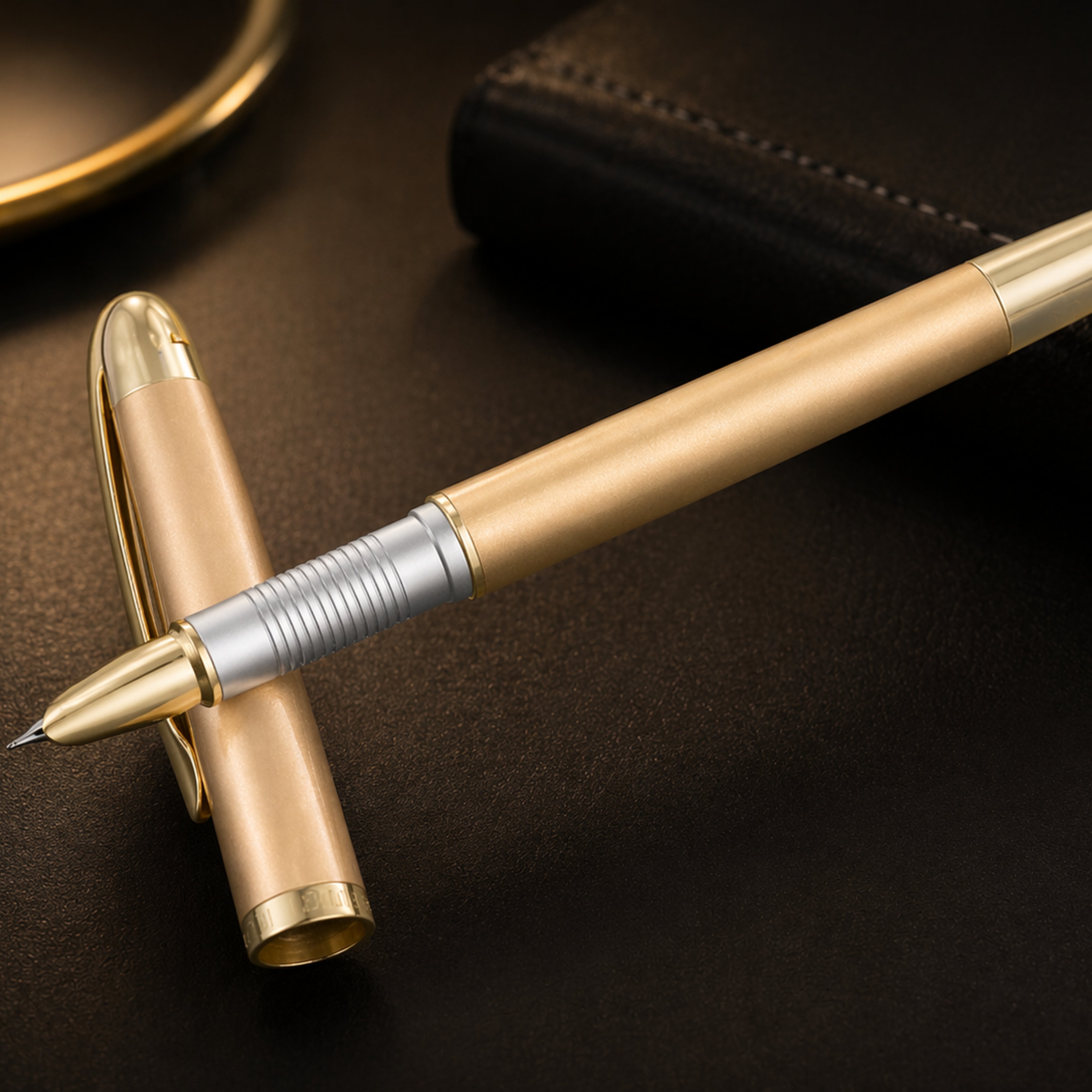 Jinhao 606 Gold Majesty Fountain Pen