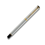 Parker Rialto Shiny Chrome Gold Trim Ballpoint Pen