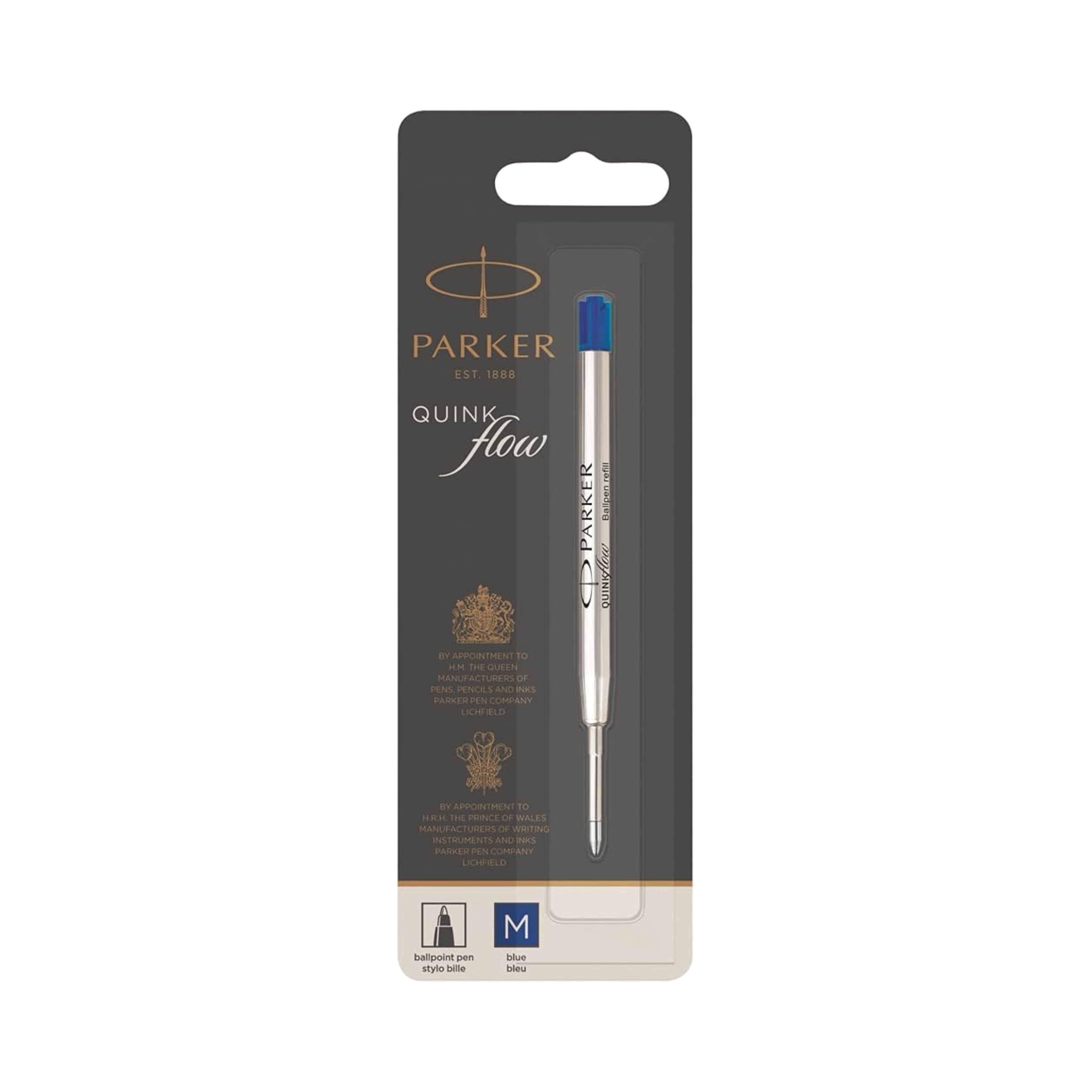 Parker QUINKFlow Ballpoint Refill Medium (Blue)