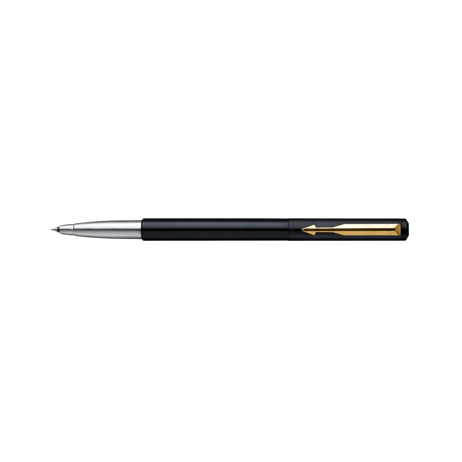 Parker Vector Standard Gold Trim Rollerball Pen (Metal) - view 3