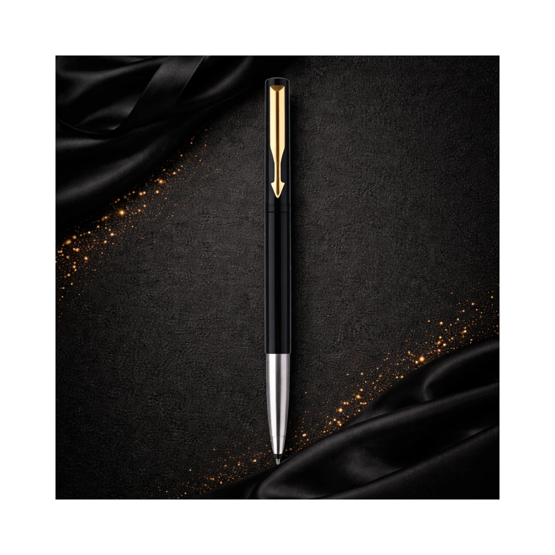 Parker Vector Standard Gold Trim Rollerball Pen (Metal)