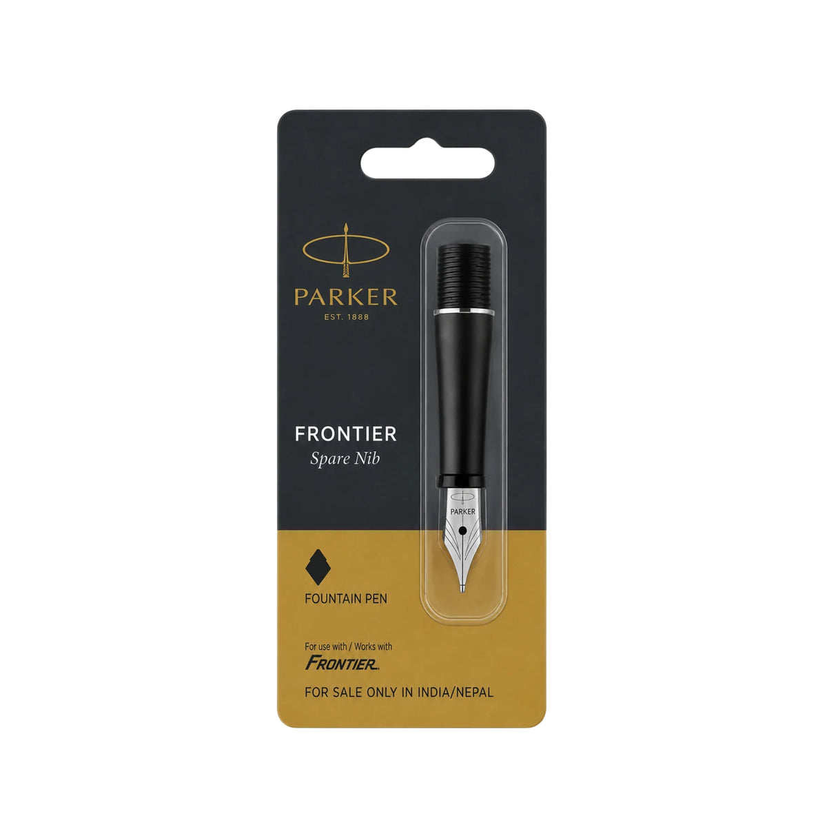 Parker Frontier Spare Chrome Fountain Pen Nib