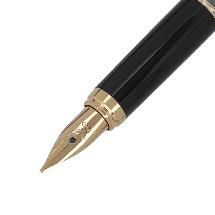Pilot 2101 Cavalier Black & Grey Fountain Pen (Medium)
