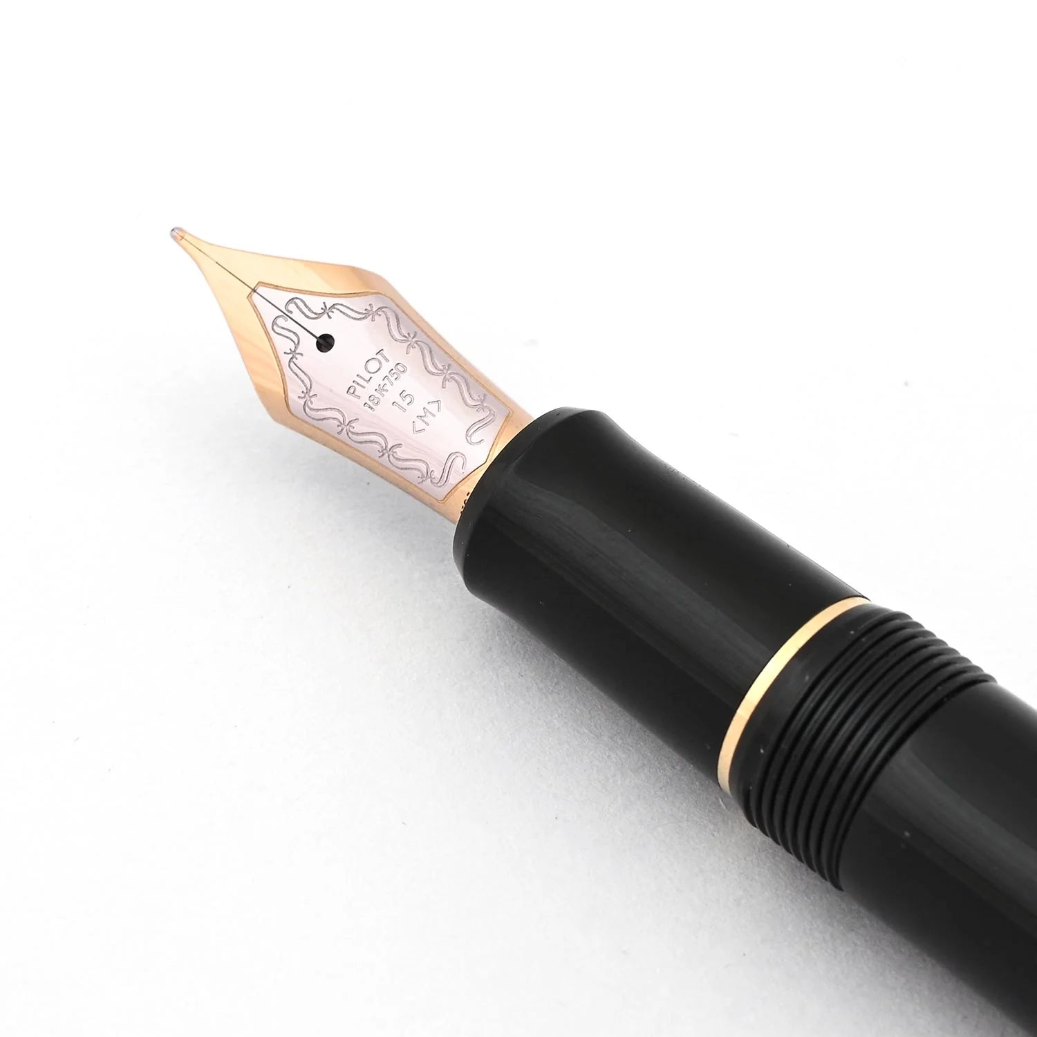 Pilot Custom 845 Fountain Pen - Black Gold Trim