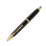 Pilot FC1500 RG Glossy Black Capless Retractable Fountain Pen with Gold Trims (Medium)