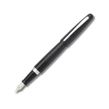 Pilot Metropolitan Black Gloss Chrome Trim Fountain Pen with Con40 Converter