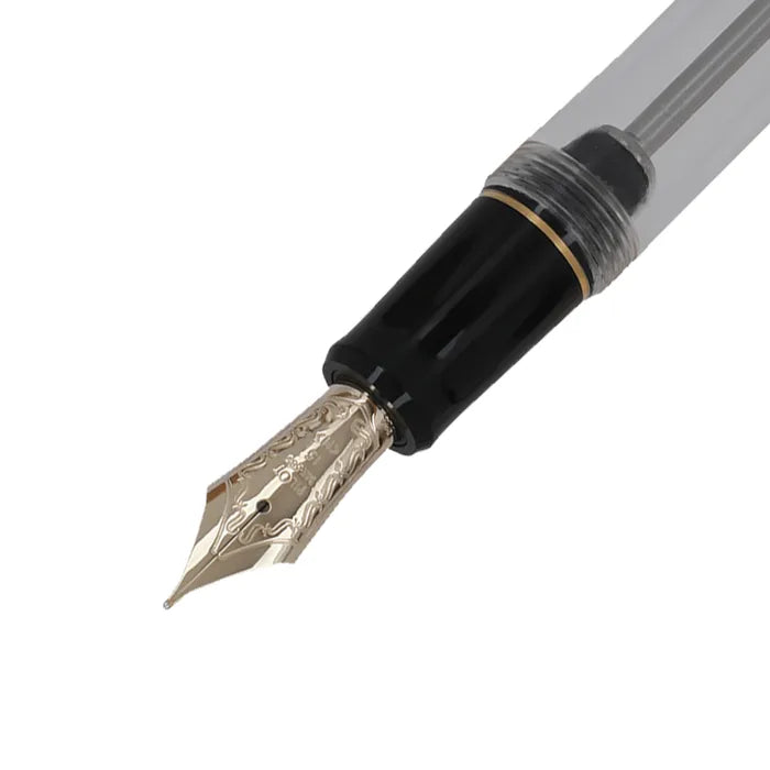 Pilot 2335 Custom 823 Clear Fountain Pen with Ink Bottle (Medium)