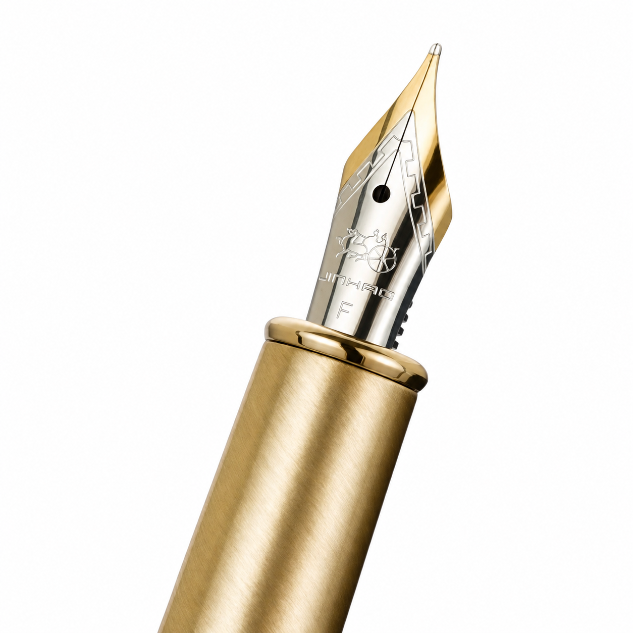Jinhao 025 Ruby Crown Snake Clip Fountain Pen (Fine) - view 2