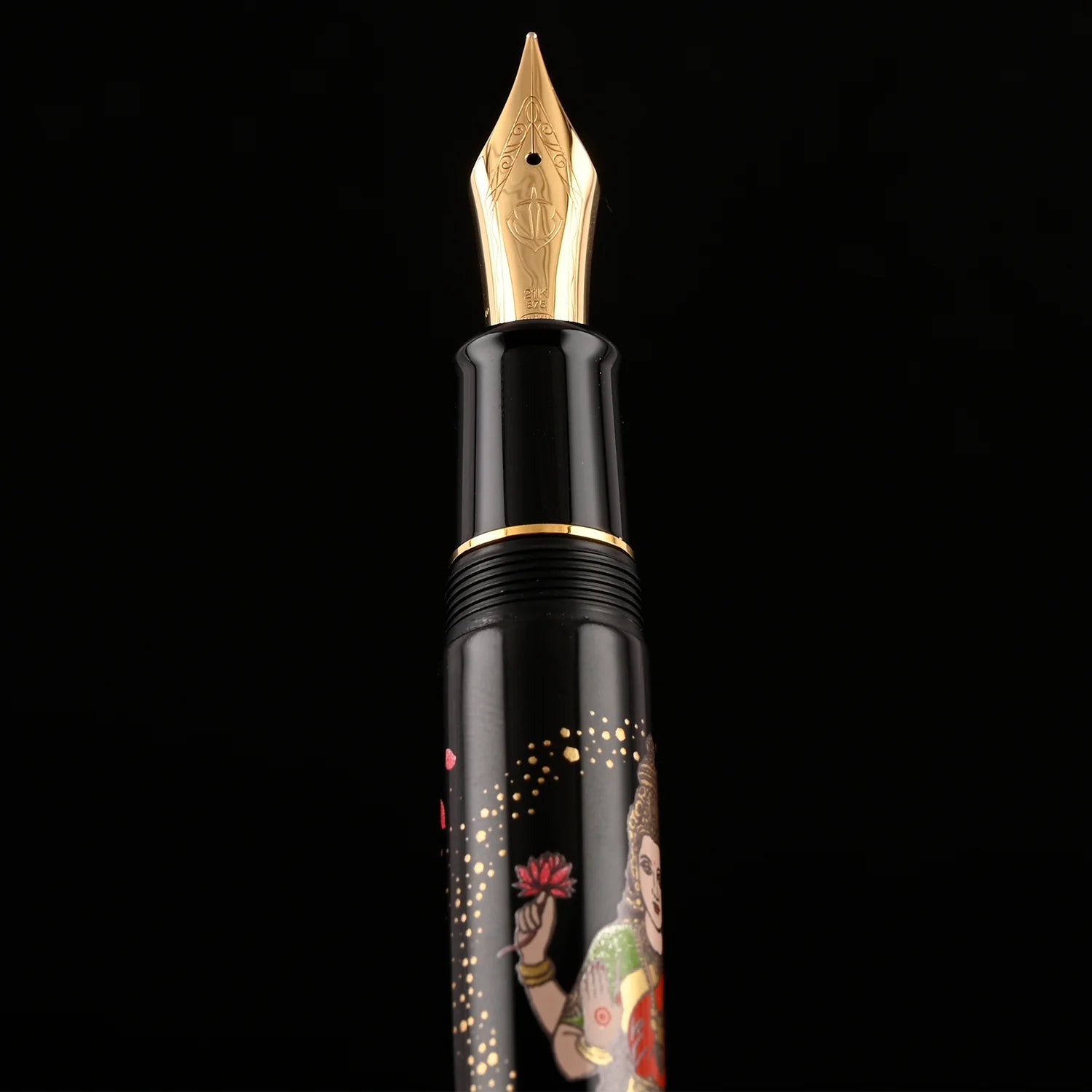 Sailor Limited Edition Handcrafted Lakshmi Fountain Pen with 21K Gold Nib