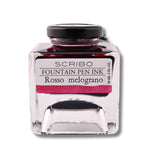 Scribo Rosso Melograno Ink Bottle 90ml - Red