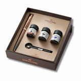 Sheaffer 100 G9374 Coffee Edition Fountain Pen with 3 Ink Vials Gift Set
