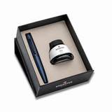 Sheaffer 100 G9429 Matt Blue With Matt Black Trims PVD Fountain Pen With Black Ink (50 ml)
