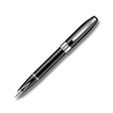 Sheaffer Legacy 9064 Glossy Black Inlaid Nib Fountain Pen with Chrome-Plated Trims
