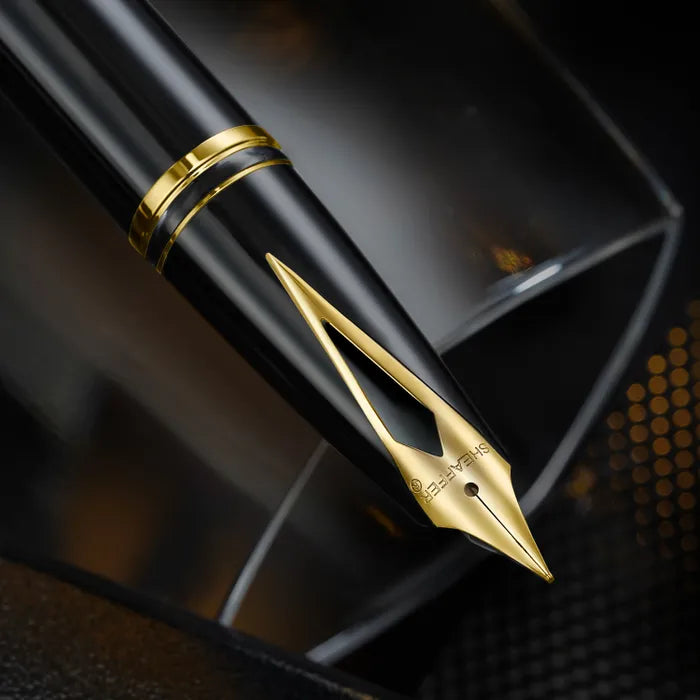 Sheaffer Legacy 9065 Glossy Black and Chrome Bi-color Fountain Pen (Medium)
