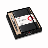 Sheaffer Sentinel G331 Matt Black With Chrome Trims Ballpoint Pen With Medium Notebook